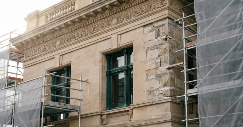 Commercial Façade Restoration: A Scaffolding Case Study